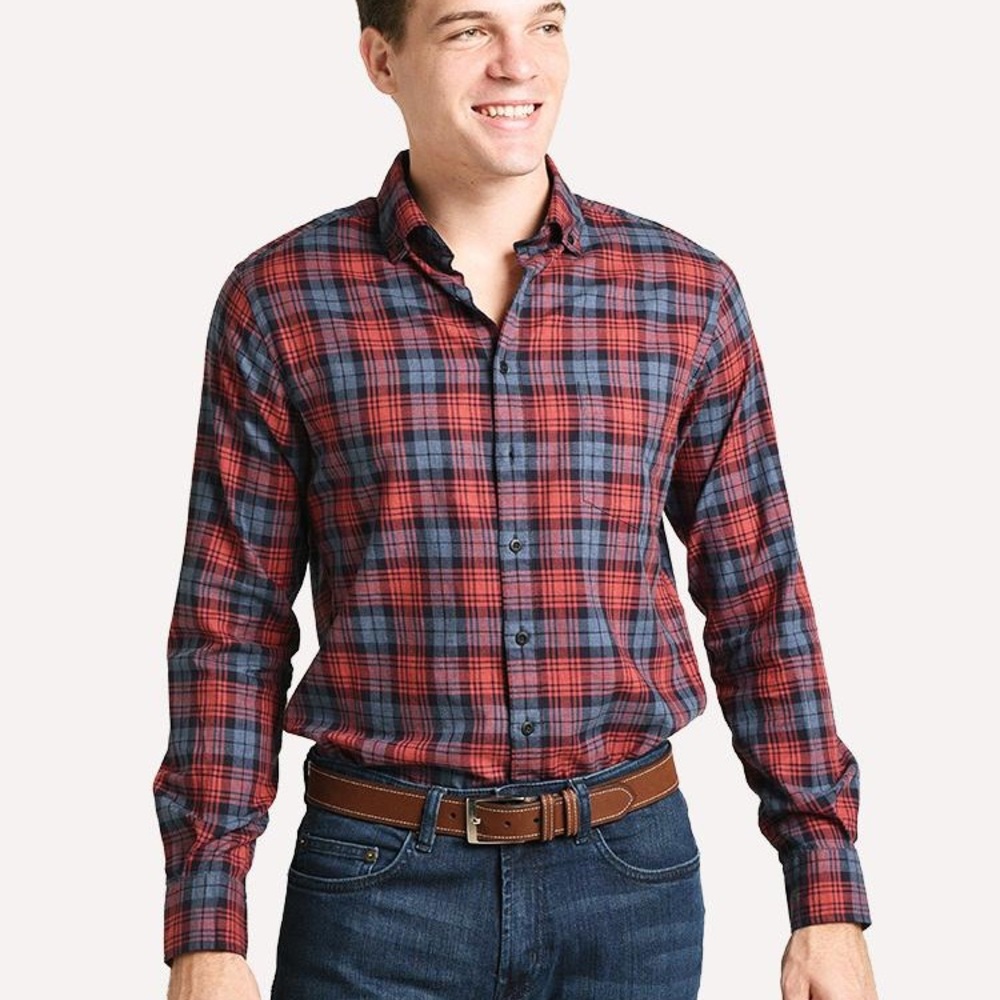 Rodd & Gunn Red and Blue Checkered Shirt